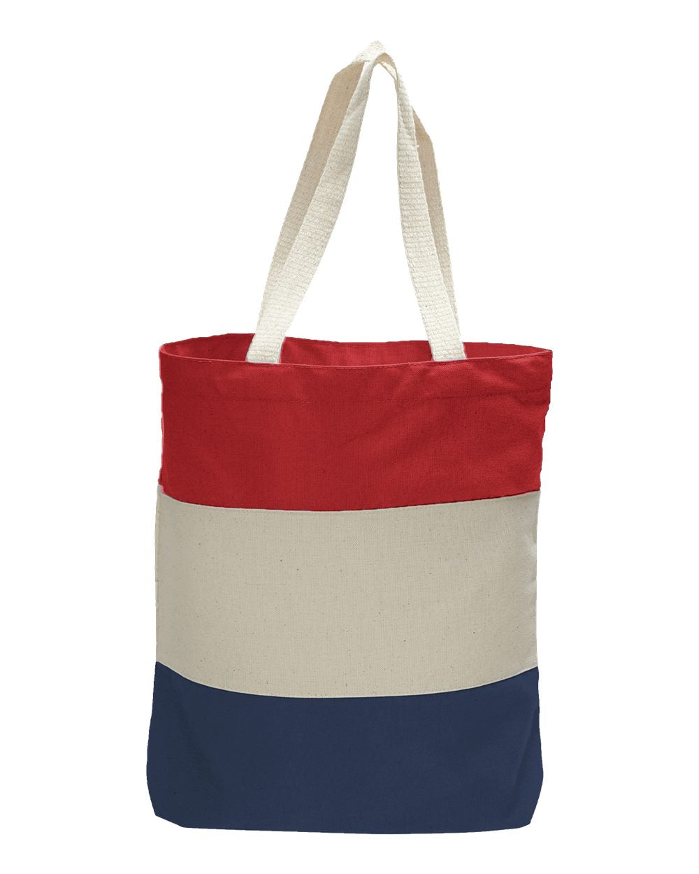 Tri Color Tote Bag